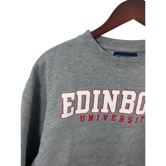 Edinboro University Pullover Crewneck Sweatshirt XL Gray Red College Jansport - Picture 4 of 9
